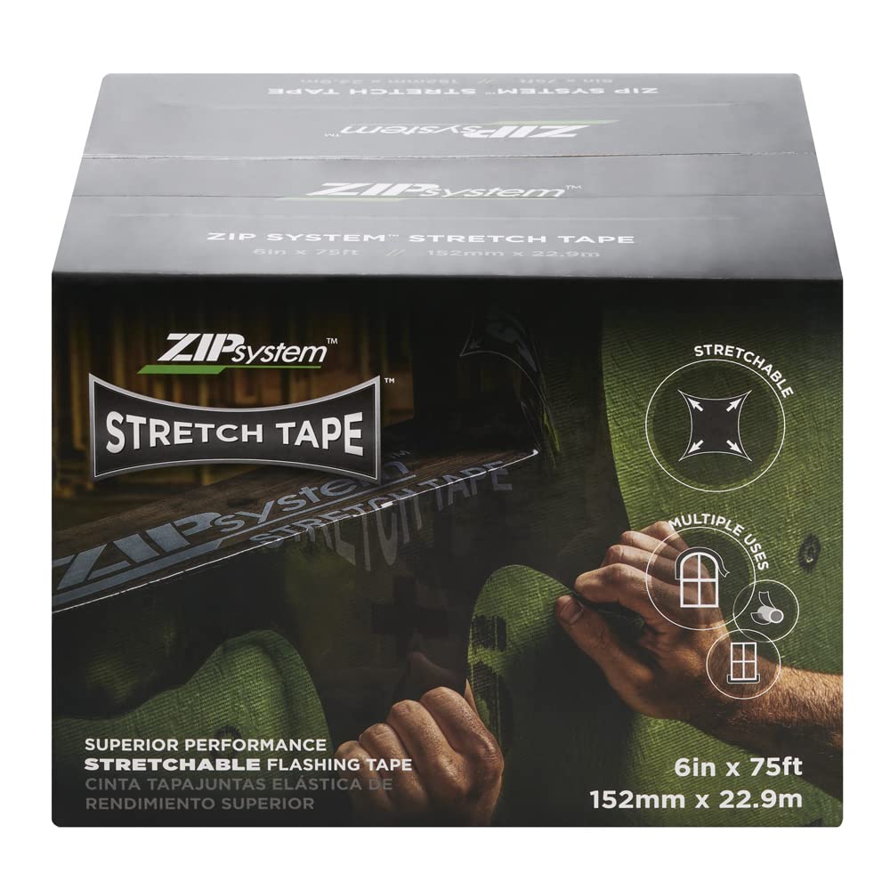 Amazon.co.jp: Huber Zip System ストレッチテープ | 自己粘着 防水